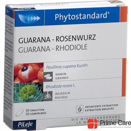 Phytostandarts Guarana - Rosenwurz Tablette