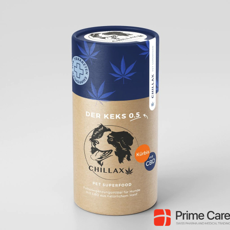 Chillax CBD food supplement pumpkin with 05 mg CBD for dogs