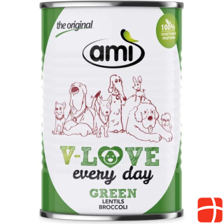 Ami V-Love Green dogs wet food lentils & broccoli