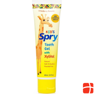 Spry Kids Tooth Gel Strawberry-Banana with Xylitol