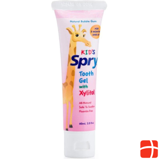Spry Children tooth gel chewing gum with xylitol