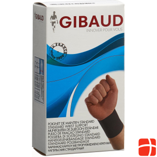 Gibaud Wrist bandage anatomic M 15-17cm black