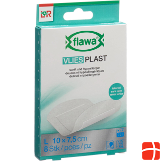 Flawa Fleece Plast Plaster Strips 7.5x10cm