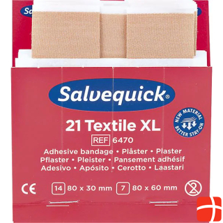 Söhngen Refill for SALVEQUICK, elastic plaster sections each 21 pcs, pack of 6 pcs