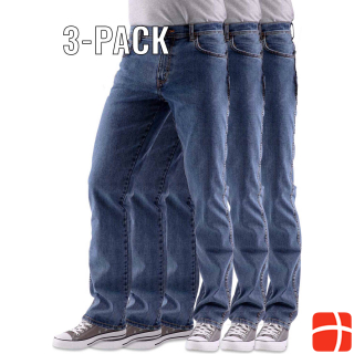 Wrangler Texas Stretch Jeans stonewash 3-Pack