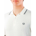 Fred Perry Textured Front Knitted Shirt light ecru