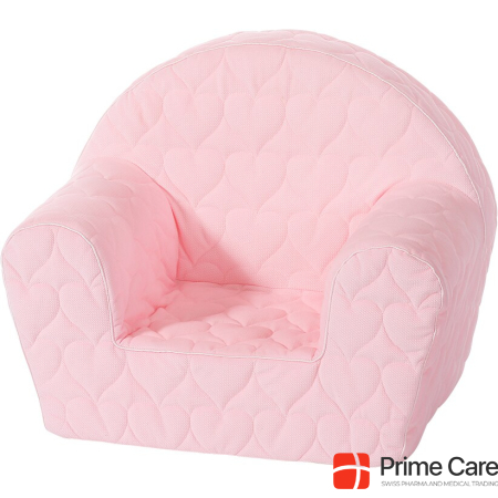 Knorrtoys Детское кресло розовое с сердечками
