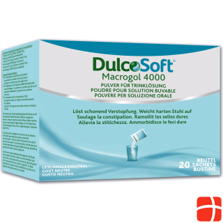 DulcoSoft Macrogol 4000 powder 20 bags