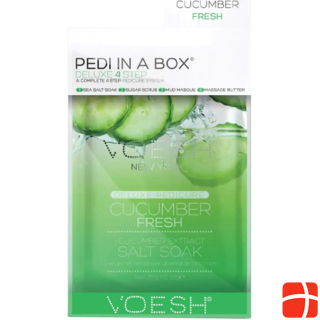 Voesh Pedi In A Box Deluxe 4 Step Cucumber Fresh