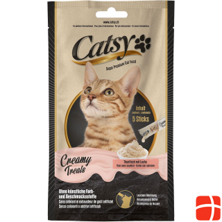 Catsy Creamy Snack, Tuna & Salmon 5x14g