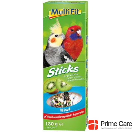 MultiFit Sticks большие попугаи киви