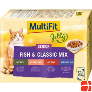 MultiFit Senior Jelly Fish & Classic Mix