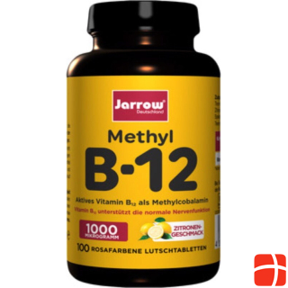 Jarrow Methyl B12 1000 µg Lemon Lozenges