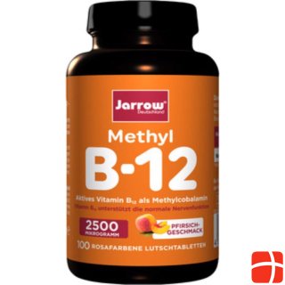 Jarrow Methyl B12 2500 µg Lutschtabletten Pfirsich