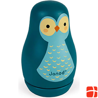Janod musical box owl 8x8x15cm