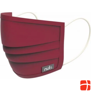 Nuts HEIQ Viroblock Textile Mask Red