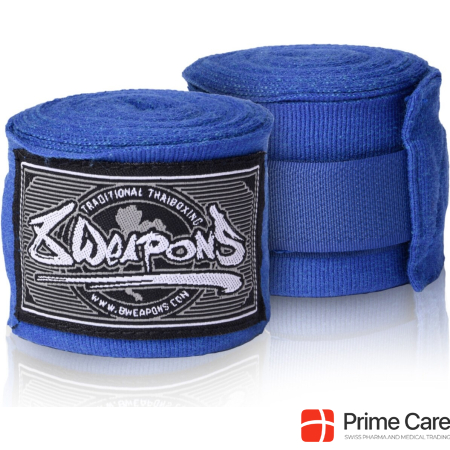 8Weapons 8 WEAPONS Hand Wraps semi-elastic 5m - blue
