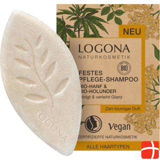 Logona Shampoo firm organic hemp and organic elder 60 g
