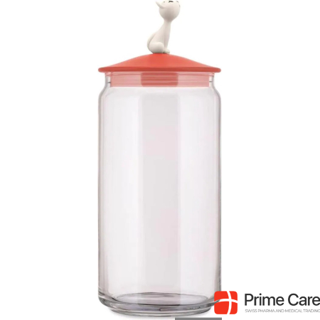 Alessi Glass container for cat food MIÒJAR