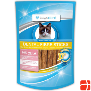 Bogar Katzen-Snack Dental Fibre Sticks mit Lachs, zur Zahnpflege