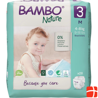 Bambo Organic diapers Midi