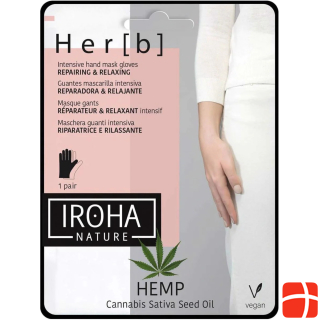 Iroha Nature - Hand & Nail Glove Mask Herb Cannabis