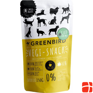 Greenbird Vegi-Snack для домашних животных с 100 мг КБД