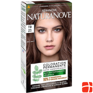 Kéranove Naturanove - Permanent Hair Color Iced Cafe Latte 7.8