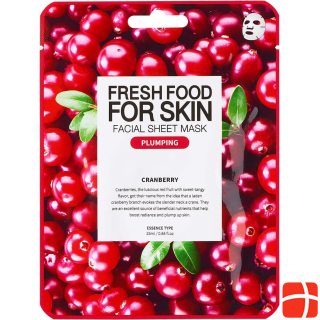 Farmskin Fresh Food - Facial Sheet Mask Cranberry
