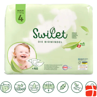 Swilet The organic diaper Maxi