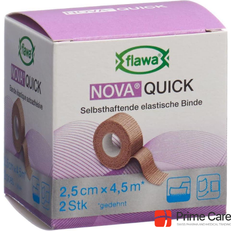 Flawa Nova Quick Cohesive Tear Bandage 2.5 cm x 4.5 m