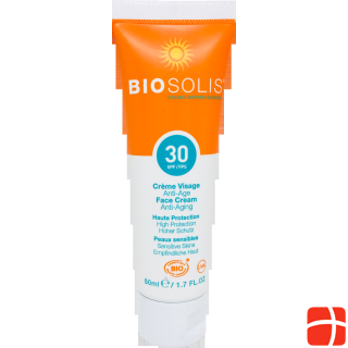 Biosolis Sun Cream Face, size suntan cream, SPF 30, 50 ml