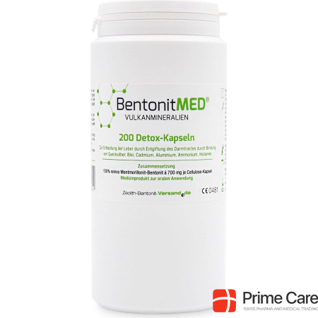 BentonitMed Detox capsules 200 pieces
