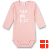 Sanetta Long sleeve body Made with Love pink size 86