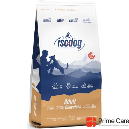 Iso-dog Adult Delicatess dry food from Switzerland