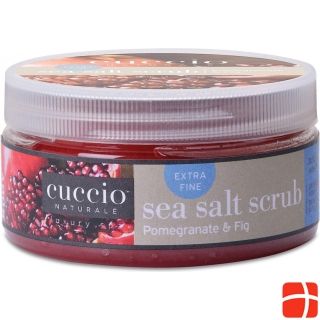 Cuccio Naturale Sea Salt Scrub Pomegranate & Fig - Body Scrub for Hands, Body & Feet