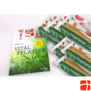 SwissVitalWorld 60 bamboo plasters and book Vital Pflaster