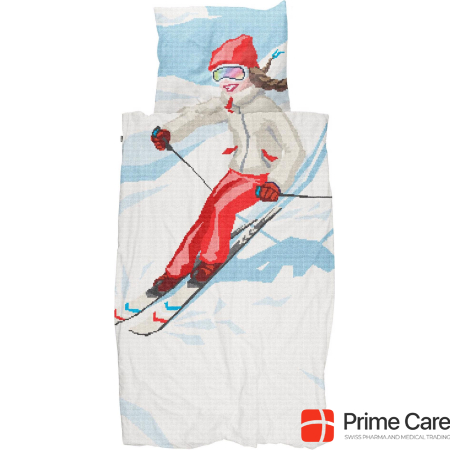 Snurk Kinderbettwäsche Ski Girl Bettwäschegarnitur