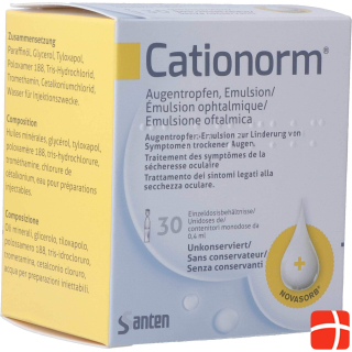 Cationorm Augentropfen-Emulsion UD