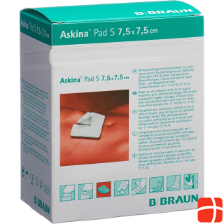 Askina Pad S Schlitzkompresse 7.5x7.5cm steril
