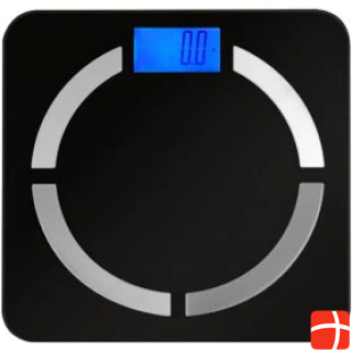 Media-Tech SMARTBMI SCALE BT MT5513 Square, Stainless Steel Electronic Personal Scale