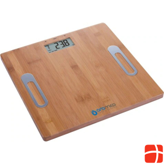Oromed ORO-SCALE BAMBOO Square Bamboo Electronic Personal Scale