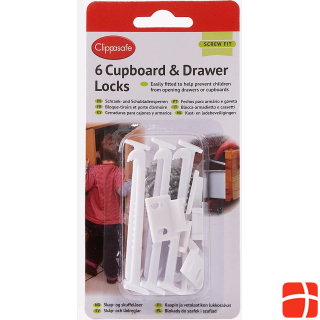 Clippasafe Cupboard & Drawer Locks