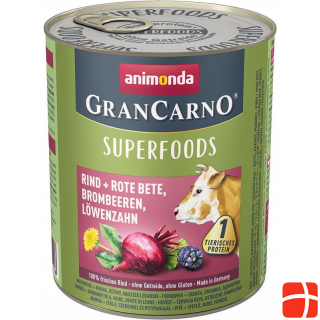 animonda GranCarno SUPERFOODS beef - can 800g