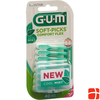 GUM SUNSTAR Soft Picks Comfort Flex regular mint