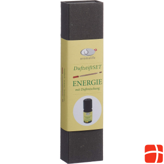 Aromalife Geschenkset Duftstift Kugelschreiber Energie mit Duftmischung Energie 5ml