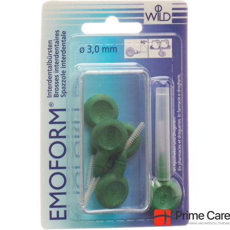 Межзубные ершики Emoform 3,0 мм темно-зеленые