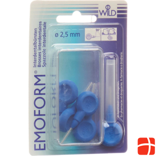 Emoform Interdentalbürsten 2.5mm dunkelblau