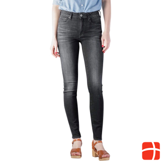 G-Star 3301 High Skinny Jeans Superstretch worn in coal