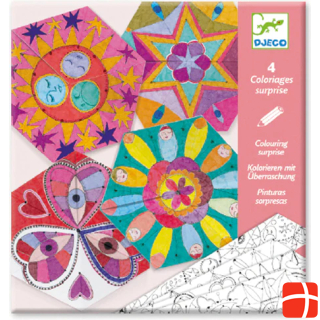 Djeco Coloring mandalas star image